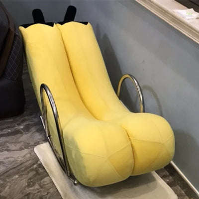 Go Bananas Rocking Chair - Six Colors, Faux Leather or Plush Design