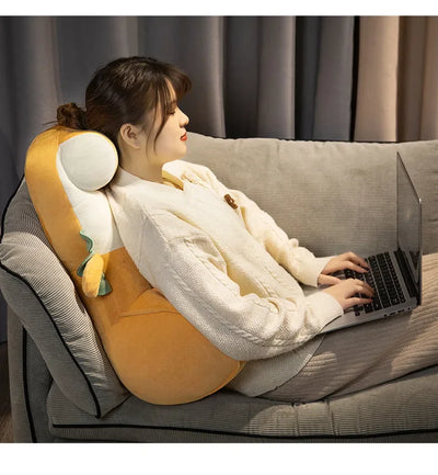 Kawaii Obst Rückenstützkissen – Gemütliche Unterstützung mit einer saftigen Wendung!