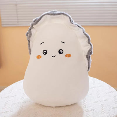 Oyster Plush Toy – Funny Ocean-Themed Sofa Pillow & Pendant