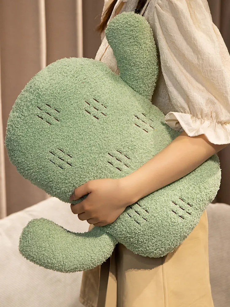 Coussin décoratif cactus en peluche, trois couleurs, 12-16" | 30-40 cm