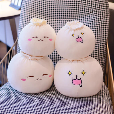 Bun Bao Kawaii de Peluche, 8-10" | 20-25 centímetros
