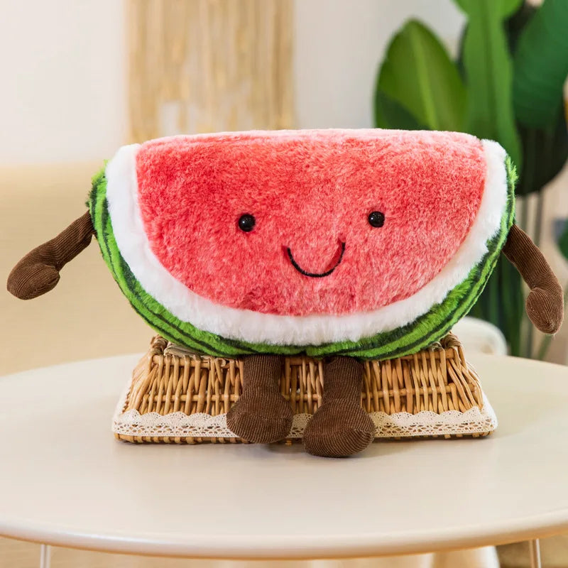 Giocattolo di peluche a forma di fetta di anguria cartone, 11-16" | 28-40 cm