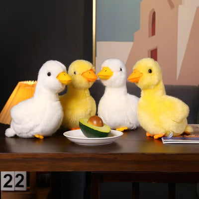 Simulation Cartoon Duck Plush Toy – Lifelike Goose Stuffed Animal