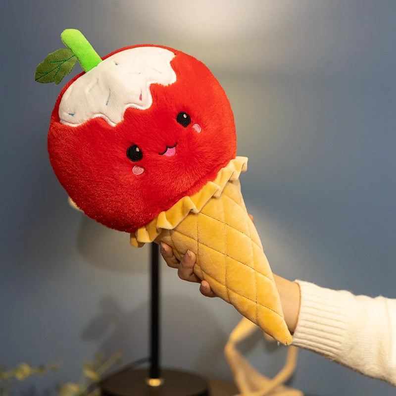 Ice Cream Cone Plushie, 16" | 40 cm
