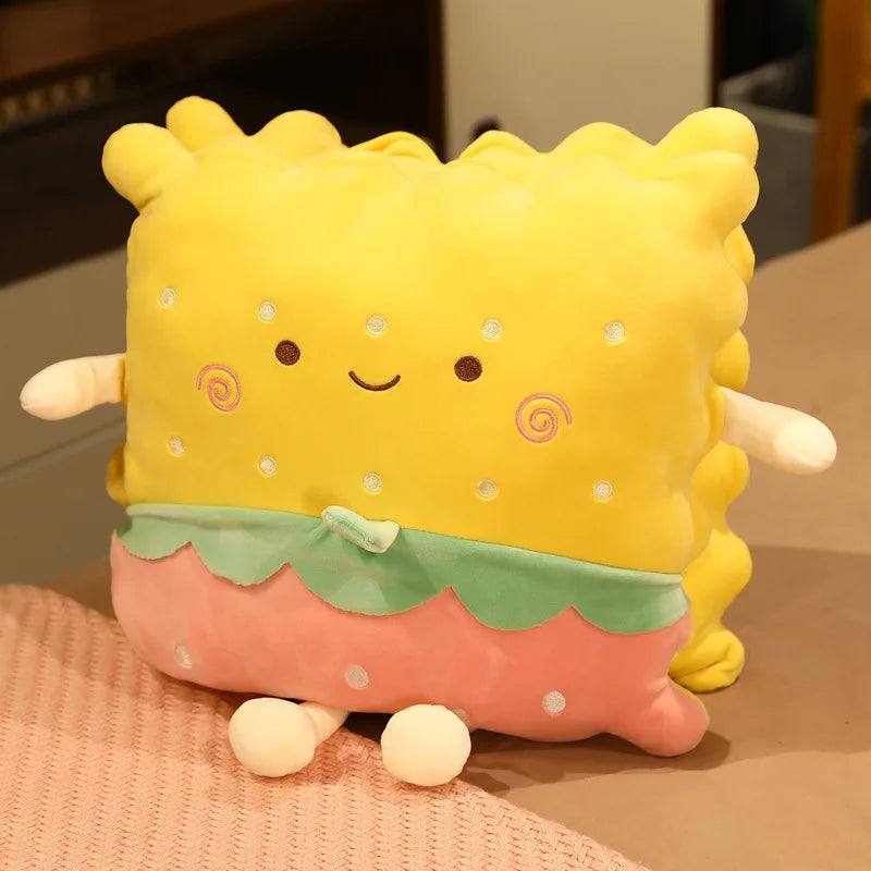 Plushie Cartoon Cracker with Optional Blanket, 15" | 38 cm