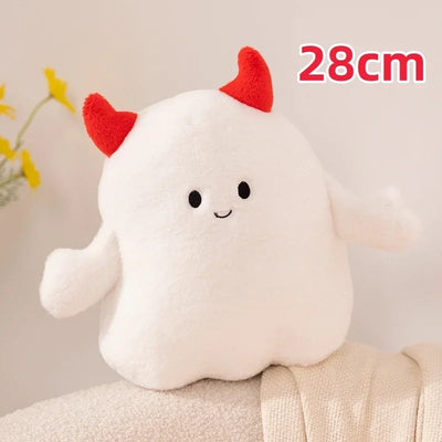 Halloween Pumpkin Ghost Plush Toy – Holiday Stuffed Plant Pillow