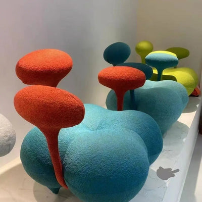 Mushroom-Inspired Small Sofa – Nordic Style Modern Mini Sofa