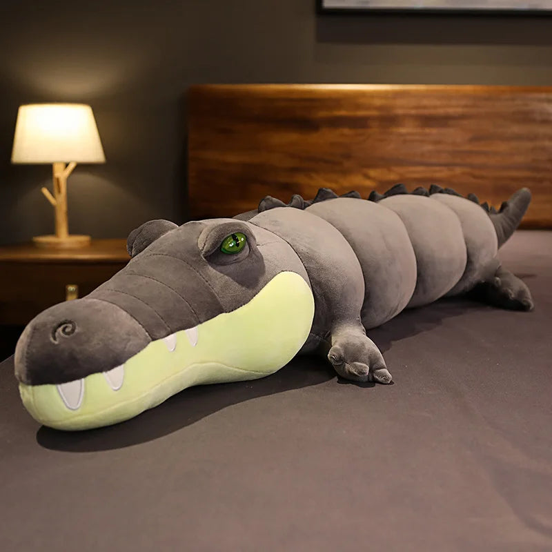 Peluche Coccodrillo Jumbo: Tre Colori, 2,6-5,9 ft | 80-180 centimetri