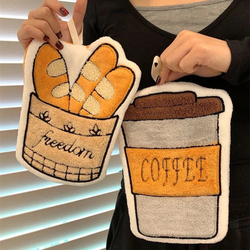 Cartoon Character Hanging Hand Towel – Bathroom & Kitchen Cloth