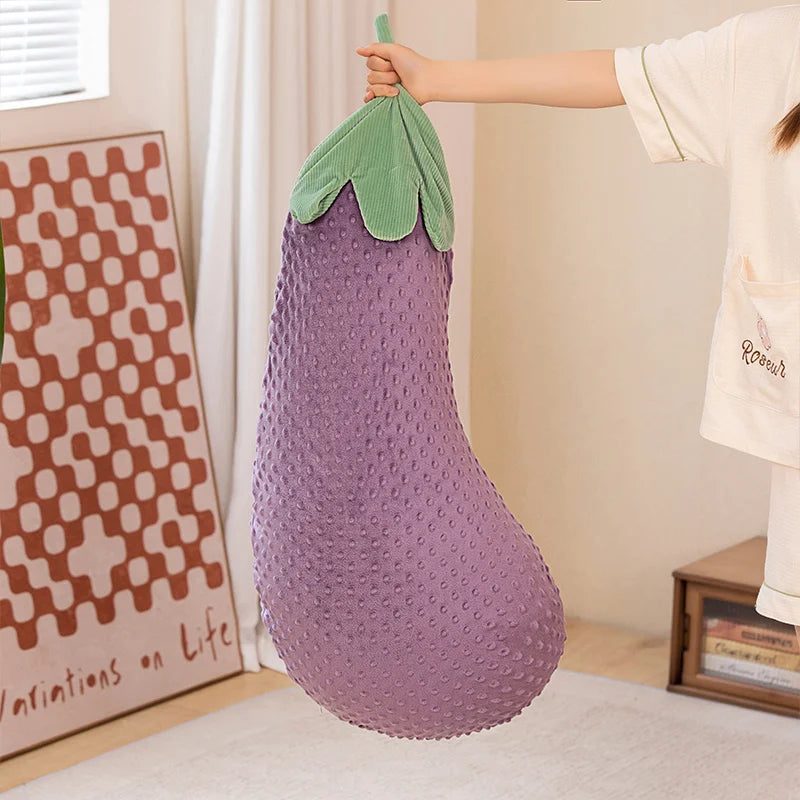 Giant Eggplant Plushie – Small to Colossal, 8-51" | 20-130 cm