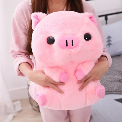 Adorable Pink Pig Stuffed Animal, 16" | 40 cm plush toy – – – Image 2 | Plushie Produce