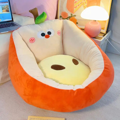 Apple Plushie Children's Couch Chair plush toy – – 55x60x50cm-Red – Image 1 | Plushie Produce