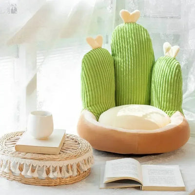 Cactus Children's Seat Cushion - Cozy and Soft plush toy – – – Image 7 | Plushie Produce