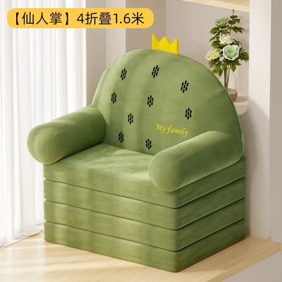 Cactus Plush Children's Reading Chair & Fold-Out Bed plush toy – – Four Deep – Image 1 | Plushie Produce