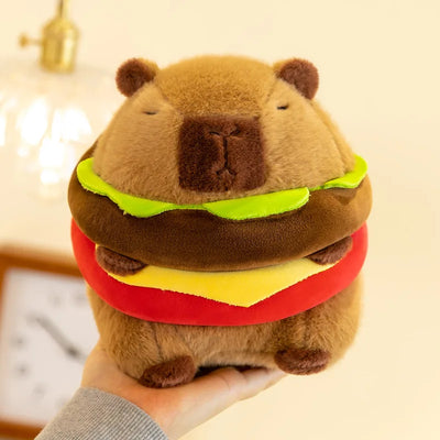Capybara Hamburger Plushie – Stuffed Animal Toy plush toy – – – Image 1 | Plushie Produce