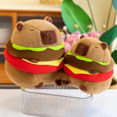 Capybara Hamburger Plushie – Stuffed Animal Toy plush toy – – – Image 3 | Plushie Produce