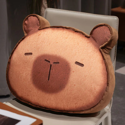 Capybara/Cat Cookie Plushie – Jumbo Comfort in a Sweet Design plush toy – – dark capybara – Image 8 | Plushie Produce