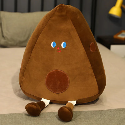 Cartoon Wedge of Cheese Plushie, 4 Colors, 12-20" | 30-50 cm plush toy – – Brown – Image 9 | Plushie Produce