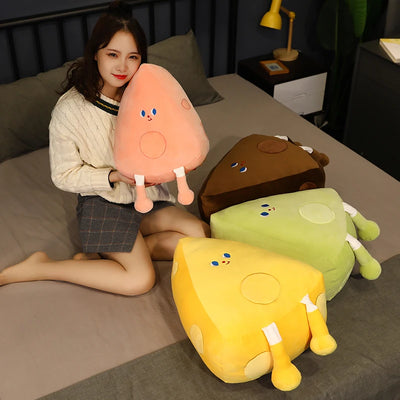 Cartoon Wedge of Cheese Plushie, 4 Colors, 12-20" | 30-50 cm plush toy – – – Image 5 | Plushie Produce