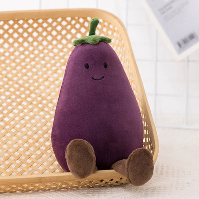 Cheerful Cartoon Fruit Plushies, 4 Varieties, 6-10" | 16-25 cm plush toy – – – Image 2 | Plushie Produce