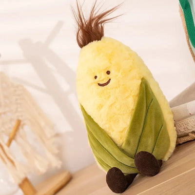 Corn Cartoon Plushie, 10" | 25 cm plush toy – – – Image 2 | Plushie Produce