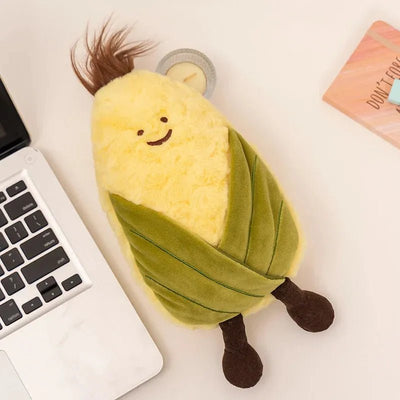 Corn Cartoon Plushie, 10" | 25 cm plush toy – – – Image 3 | Plushie Produce