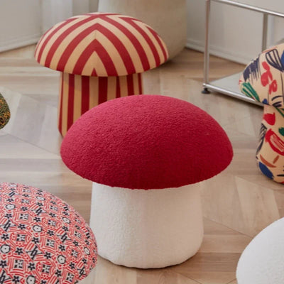 Cozy Cap Plush Mushroom Ottoman - Five Colors plush toy – – – Image 3 | Plushie Produce