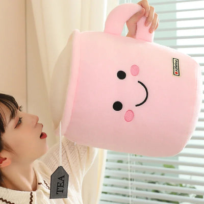 Cup of Tea Plushie, Three Colors, 13" | 34 cm plush toy – – – Image 6 | Plushie Produce
