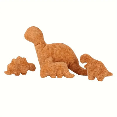 Dinosaur Plush Chicken Nuggets Set, Four Dinosaurs plush toy – – – Image 3 | Plushie Produce