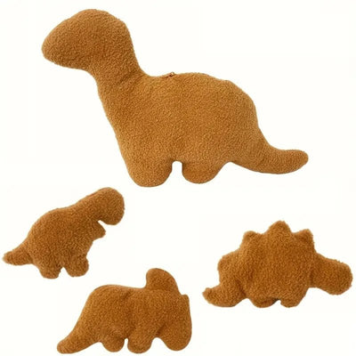 Dinosaur Plush Chicken Nuggets Set, Four Dinosaurs plush toy – – – Image 6 | Plushie Produce