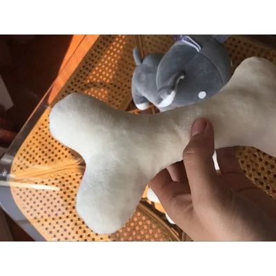 Dog Bone Chew Toy Plushie, 6-16" | 15-40 cm plush toy – – – Image 6 | Plushie Produce