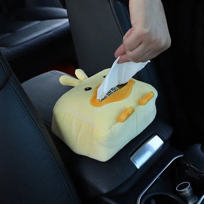 Duck Plushie Tissue Dispenser - Cute & Functional Car Accessory plush toy – – – Image 4 | Plushie Produce
