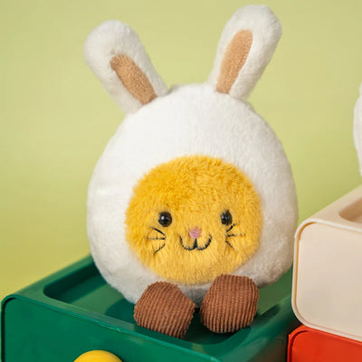 Easter Egg Bunny Plushie, 7" | 18 cm plush toy – – – Image 3 | Plushie Produce