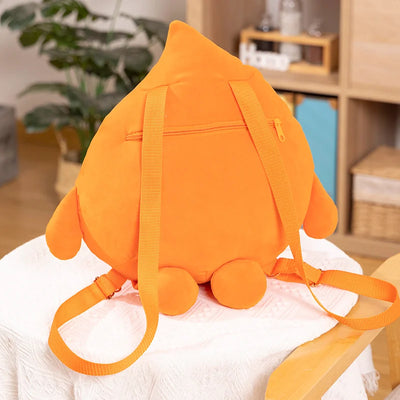 Flame Plushie Backpack, 12.5" | 32 cm plush toy – – – Image 6 | Plushie Produce