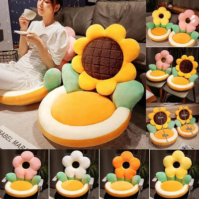 Flower Plushie Seat Cushion, 19"-22" | 50-55 cm plush toy – – – Image 2 | Plushie Produce