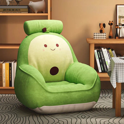 Food-Themed Children's Plushie Reading Chair plush toy – – avocado/ 50 – Image 17 | Plushie Produce