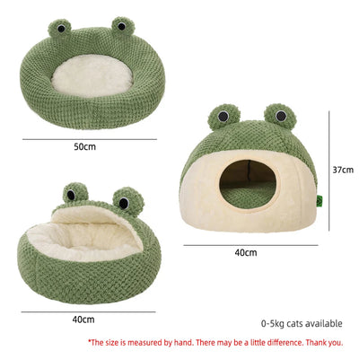 Frog Pet Bed Collection, Three Designs, For Pets Up To 11 lbs | 5 kg plush toy – – – Image 2 | Plushie Produce