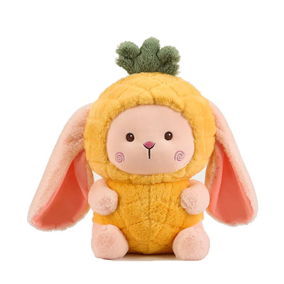 Fruit Bunny Plush Toy, Three Designs, 11-22" | 27-55 cm plush toy – – Yellow – Image 8 | Plushie Produce