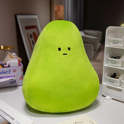 Fruit Plushies – A Minimalist and Cute Toy Food Collection plush toy – – Pear – Image 11 | Plushie Produce