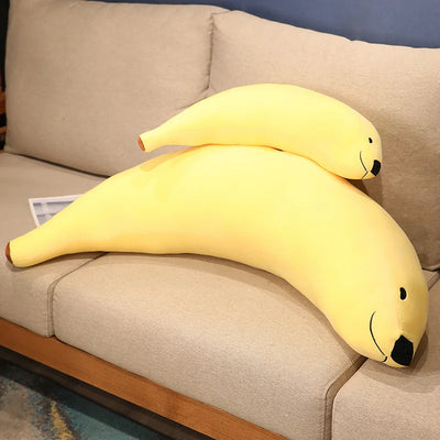 Funny Banana Dog Plushie, 5-35" | 12-90 cm plush toy – – 12cm/5" pendant – Image 1 | Plushie Produce