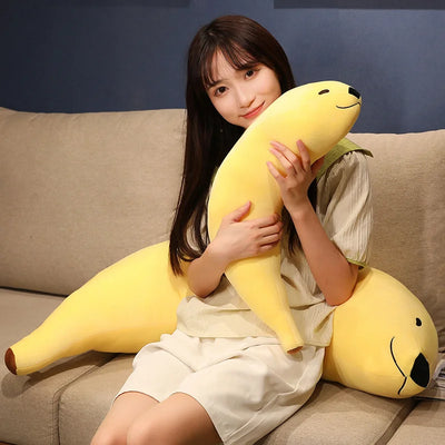 Funny Banana Dog Plushie, 5-35" | 12-90 cm plush toy – – – Image 3 | Plushie Produce