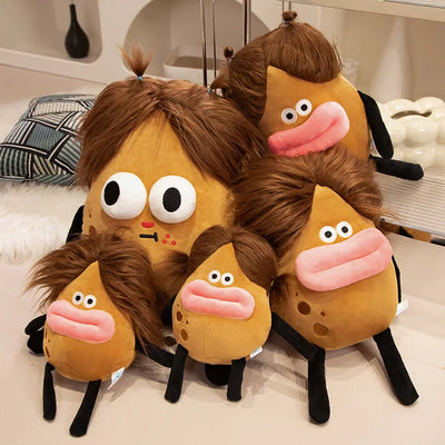 Funny Potato Plushie with Hair, 12-20" | 30-50 cm plush toy – – – Image 4 | Plushie Produce