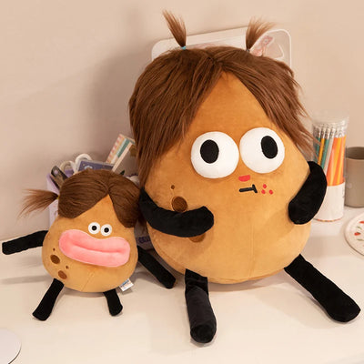 Funny Potato Plushie with Hair, 12-20" | 30-50 cm plush toy – – – Image 5 | Plushie Produce