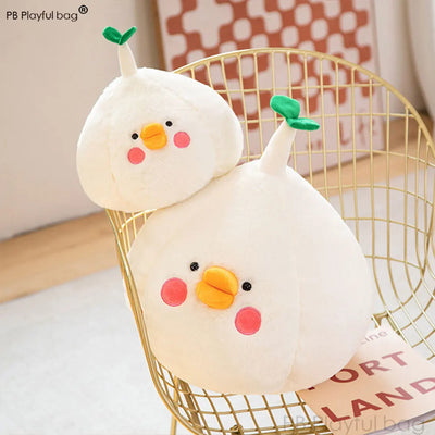 Garlic Duck Plushie, 11-19" | 28-48 cm plush toy – – – Image 4 | Plushie Produce