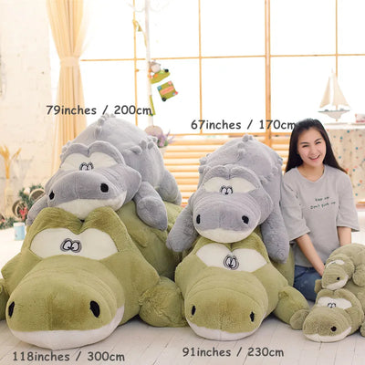 Giant 10-Foot Crocodile Plushie - World's Largest Commercial Stuffed Animal! plush toy – – – Image 5 | Plushie Produce
