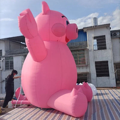 Giant Inflatable Pig – Customizable Lawn Decoration plush toy – – – Image 4 | Plushie Produce