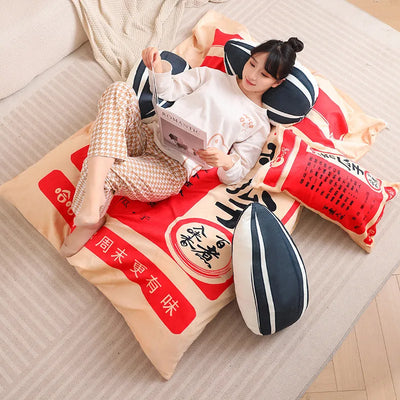 Giant Melon Seed Plushie Set, 22-24" | 55-60 cm plush toy – – – Image 1 | Plushie Produce