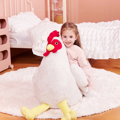 Giant Realistic Chicken Plushie, 23" Tall | 58 cm plush toy – – – Image 4 | Plushie Produce