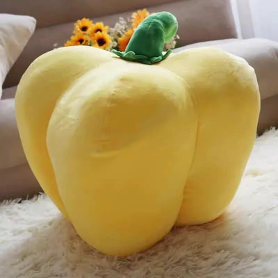 Giant Yellow Bell Pepper Plushie – Realistic Food Plush Toy plush toy – – – Image 1 | Plushie Produce