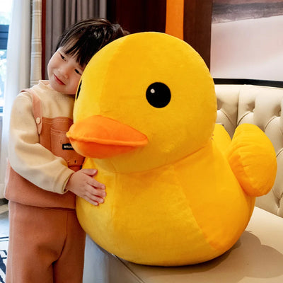 Giant Yellow Duck Plush Toy, 8-28" | 20-70 cm plush toy – – – Image 3 | Plushie Produce